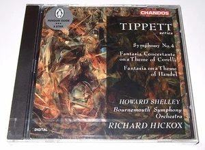 Tippett: Symphony No. 4; 'Corelli' & 'Handel' Fantasias (CD, 1993, Chandos) new - Picture 1 of 1