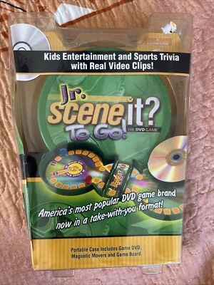 Jr. Scene it? To Go! the DVD traveling trivia game ~ New In Package from 2007 - Image 1 of 4