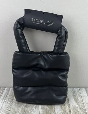 Rachel Zoe Bag Black Quilted Mini Puffer Tote  New with Tags - Image 1 of 4