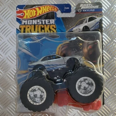 Hot Wheels Monster Trucks Nissan Skyline 1:64 Mattel Diecast / Fast & Furious - Image 1 of 2