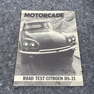 Original 1969 Citroen DS-21 Dealer Sales Brochure Motorcade Road Test Article - Picture 1 of 4