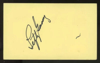 Lefty Gomez Signed Autographed Index Card JSA - Image 1 of 3