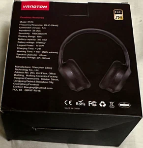 WIRELESS HEADSET WIRELESS 5.3, HIGH FIDELITY SOUND QULITY (SCHWARZ) - Bild 1 von 4