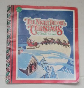 VTG 1992 The Night Before Christmas by Clement C. Moore Paperback Book Classic - Picture 1 of 5