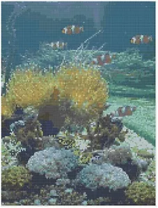 Patrón de punto de cruz de Florashell - Under the Sea - Imagen 1 de 1