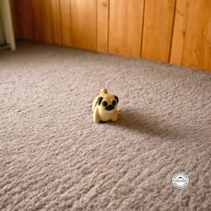 Lindo Mini Animal Flexi Articulado Regalo Impreso en 3D - Baby Pug Dog - Imagen 1 de 3