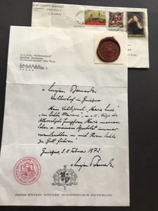 LUCJAN BERNACKI †1975 Bischof von Gniezno, Polen signierter Brief 8 x 12`  - Bild 1 von 1