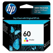 HP 60 Original Ink Cartridge, Tri-color (CC643WN)