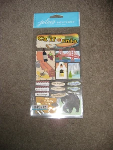 Jolee's Boutique California dimensional scrapbook stickers - Picture 1 of 1