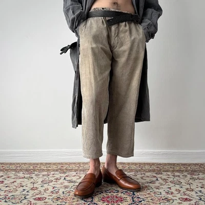 1950s Vintage German Workwear Faded Corduroy Trousers - Image 1 of 4