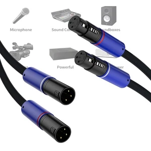 HiEnd OCC Silver Plated Balanced Shielded Cord HiFi Audio Interconnect XLR Cable - Picture 1 of 12