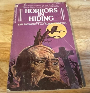 Sam Moskowitz, Alden H Norton HORRORS IN HIDING 1973 2nd Print PB - Imagen 1 de 7