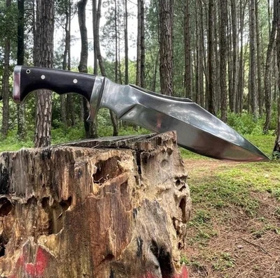 HB BLADES Custom Handmade Carbon Steel Blade Survival Bowie Knife | Hunting Knife Camping