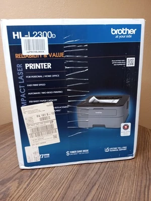 Impresora láser monocromática Brother HL-L2300D con impresión dúplex SELLADA DE FÁBRICA  Foto 1 de 4