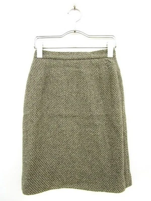 CALVIN KLEIN COLLECTION Mini Saia Apertada, Lã Cinza Tamanho P/XS - Imagem 1 de 4