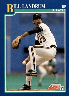 1991 Score #98 Bill Landrum - Image 1 of 2
