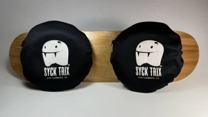 Syck Trix Skateboard Tabla de Equilibrio Trucos de Práctica Truco Entrenamiento Cojines Usados en Excelente Condición - Imagen 1 de 10