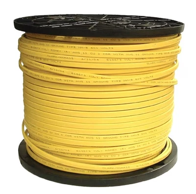 Cable de cobre sólido Southwire 1000 ft 12/2 Romex SIMpull NM-B mejor precio envío gratuito Foto 1 de 4