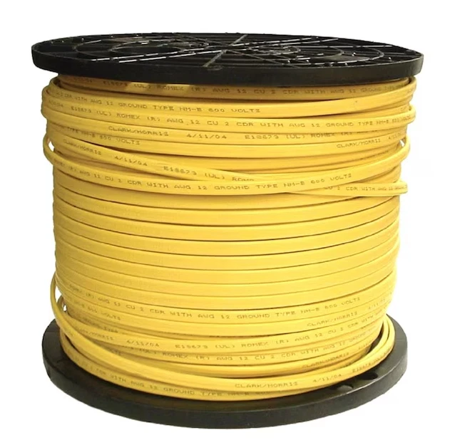 Cable de cobre sólido Southwire 1000 ft 12/2 Romex SIMpull NM-B mejor precio envío gratuito Foto 1 de 4