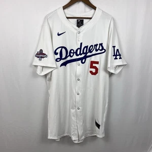Nike LA Dodgers Freddie Freeman 2024 World Series Authentic Elite Jersey Size 52 - Picture 1 of 10