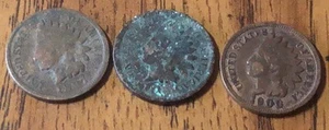 11899, 1900, Unknown Last, Indian Cents Get These Penny’s Nice Old Coins P019 - Picture 1 of 2