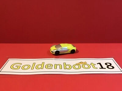 HORNBY SCALEXTRIC BUGATTI VEYRON MICRO HYPER VOITURE JAUNE - Photo 1/4