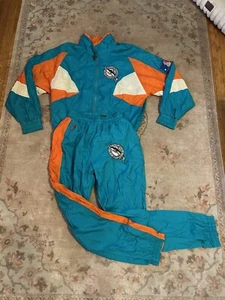 RARA tuta vintage anni 90 PRO PLAYER Florida Miami Marlins nylon 2 pezzi taglia S - Foto 1 di 24