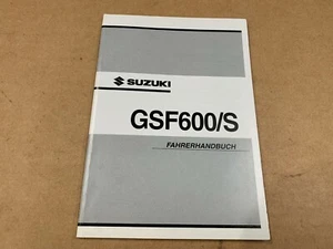 Original Suzuki GSF600/S Bandit 2003 K3 Besitzer Fahrerhandbuch 99011-31F53-01K - Bild 1 von 3