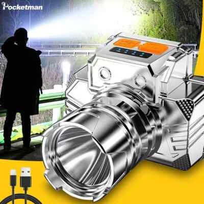 Lámpara de cabeza de faro LED súper brillante para camping pesca caza Foto 1 de 4