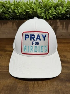 G/Fore G4 Pray For Birdies Unisex White/Navy/Red/Teal Golf SnapBack Hat - Picture 1 of 8