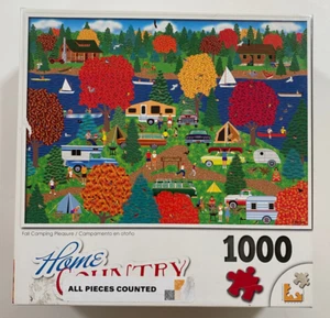 Rompecabezas completo de 1000 piezas Home Country Fall Camping Pleasure @Mark Frost - Imagen 1 de 5
