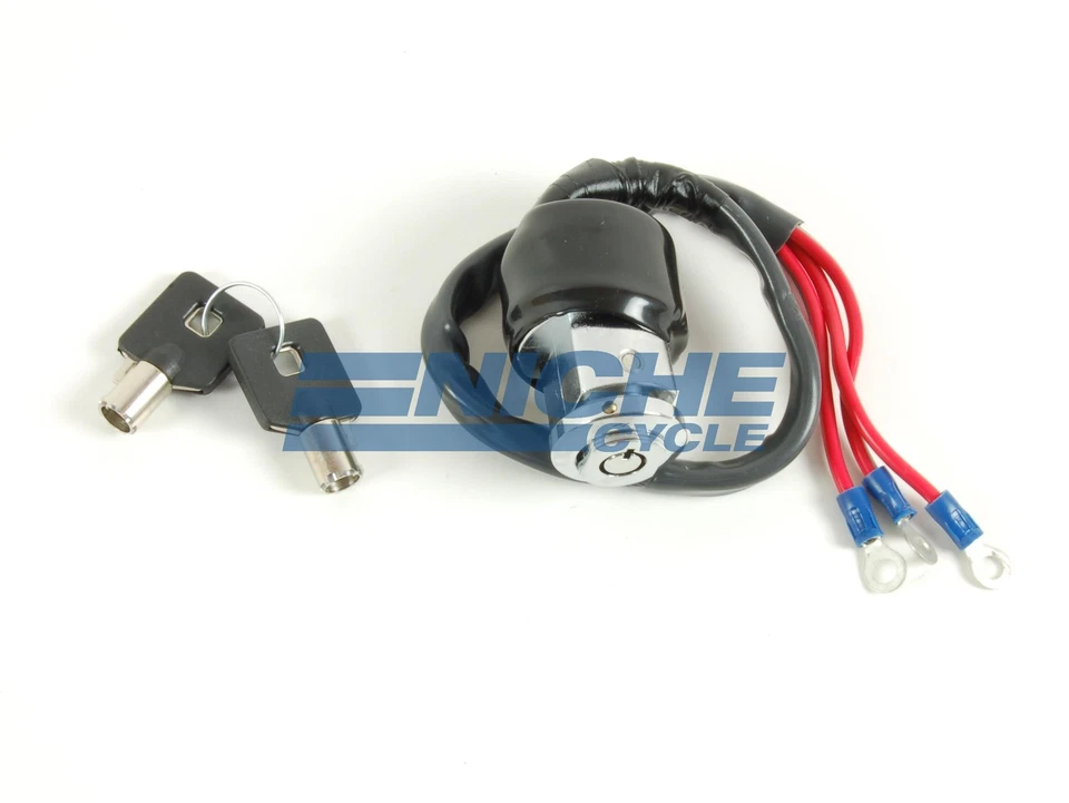 Harley Davidson стиль XL FX круглый ствол ключ 3 провода зажигания переключатель - Изображение 1 из 1