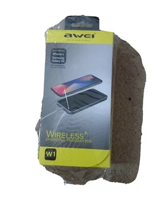 TRANSMISOR DE CARGA INALÁMBRICO AWEI W1 iPhone X,8, 8+, Samsung Galaxy S7, S8/S8+  Foto 1 de 3