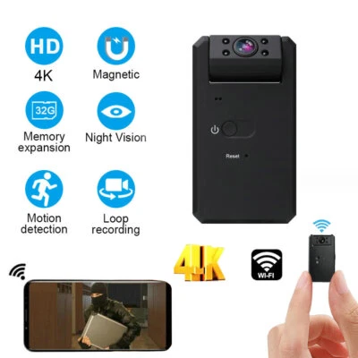 1080p HD 4K Mini Kamera Wireless Wifi IP Cam Home Security Nachtsicht DVR NEU - Bild 1 von 4