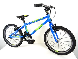 2023 Squish 18" Stage 4 Unisex Kids Bike Age 6-8 Low-Used VGC Blue Lime KB-72 - Picture 1 of 14
