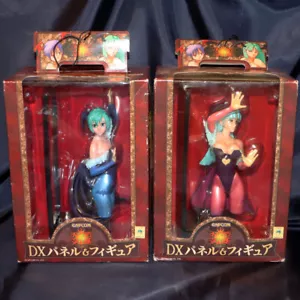 CAPCOM Vampire Savior Darkstalkers Morrigan + Lilith DX Panel Figure Box Mint - Picture 1 of 11