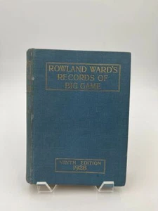 Rowland Ward's Records of Big Game - Ninth Edition 1928 - Picture 1 of 5