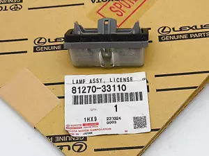 8127033110 FOR LEXUS UX250H 200 REAR LEFT OR RIGHT SIDE LICENSE PLATE LIGHT LAMP - Picture 1 of 4
