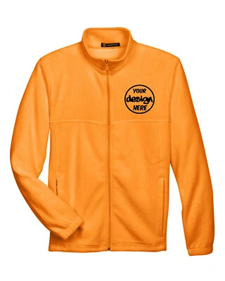 Chaquetas bordadas de vellón mejoradas con textos de logotipo personalizados Ink Stitch Your Own para hombre Foto 1 de 4