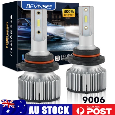 2x HB4 9006 LED Globes 6000K White Fog Light For Toyota Corolla ZZE122 2001-2007 - image 1 of 4