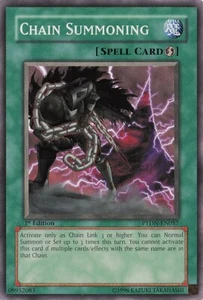 Yu-Gi-Oh! Chain Summoning PTDN-EN057 Common 1st Edition LP - Picture 1 of 2