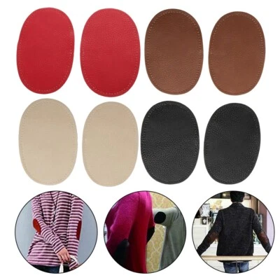 Stitched Leather Patches for Elbows and Knees Clothing Repair Solution - Image 1 of 4
