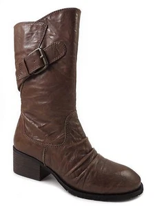 INC International Concepts Cast halbhohe Damenstiefel dunkelbraunes Leder Größe 5,5 - Bild 1 von 5