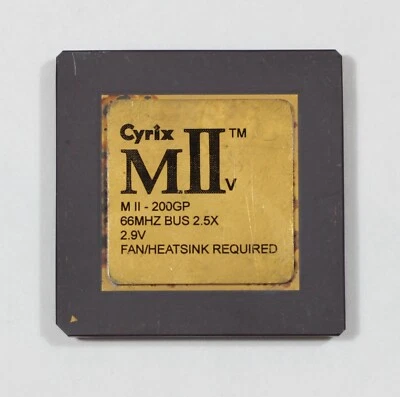 Socket 7 Processor - Cyrix MII M II-200GP - 66MHz bus - TESTED - Image 1 of 2