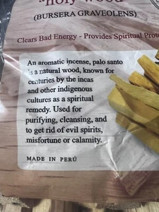 Peru Palo Santo Sticks - Picture 1 of 3