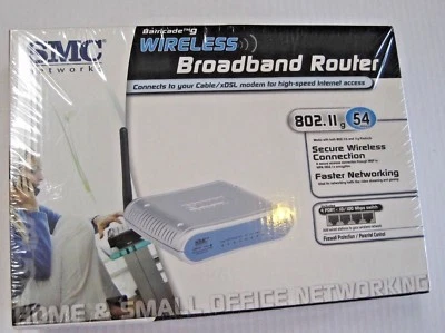 SMC Wireless 54mbps Broadband Router 802.11g Secure Wireless Connection NEW - Image 1 of 4