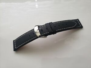 Timex Unisex Two-Piece 20mm Quick-Release Black Leather Watch Strap