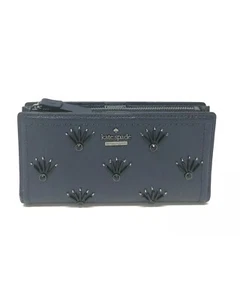 NWT KATE SPADE BRAYLON PATTERSON DRIVE EMBELLISHED WALLET WLRU5221 BLAZER BLUE - Picture 1 of 6