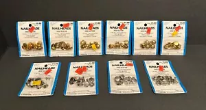 Vintage Nailhead Sets to Add Glitter Without Sewing 10 Sets Made in USA Bonus - Picture 1 of 22