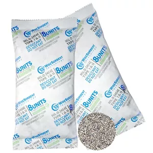 8pcs 265 Gram Bentonite Clay Dessicant Tyvek Packet Food Grade Moisture Control - Picture 1 of 7